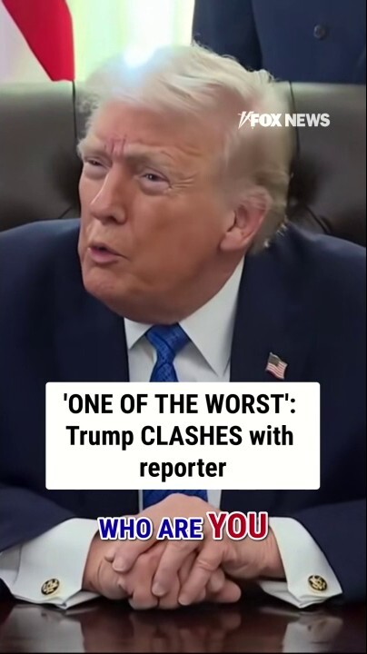 Trump CLASHES with ABC News reporter: ‘You’re a loud person’