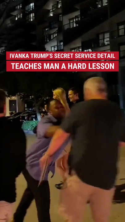Ivanka's Secret Service detail shows one man why you don't get too close to the president's daughter