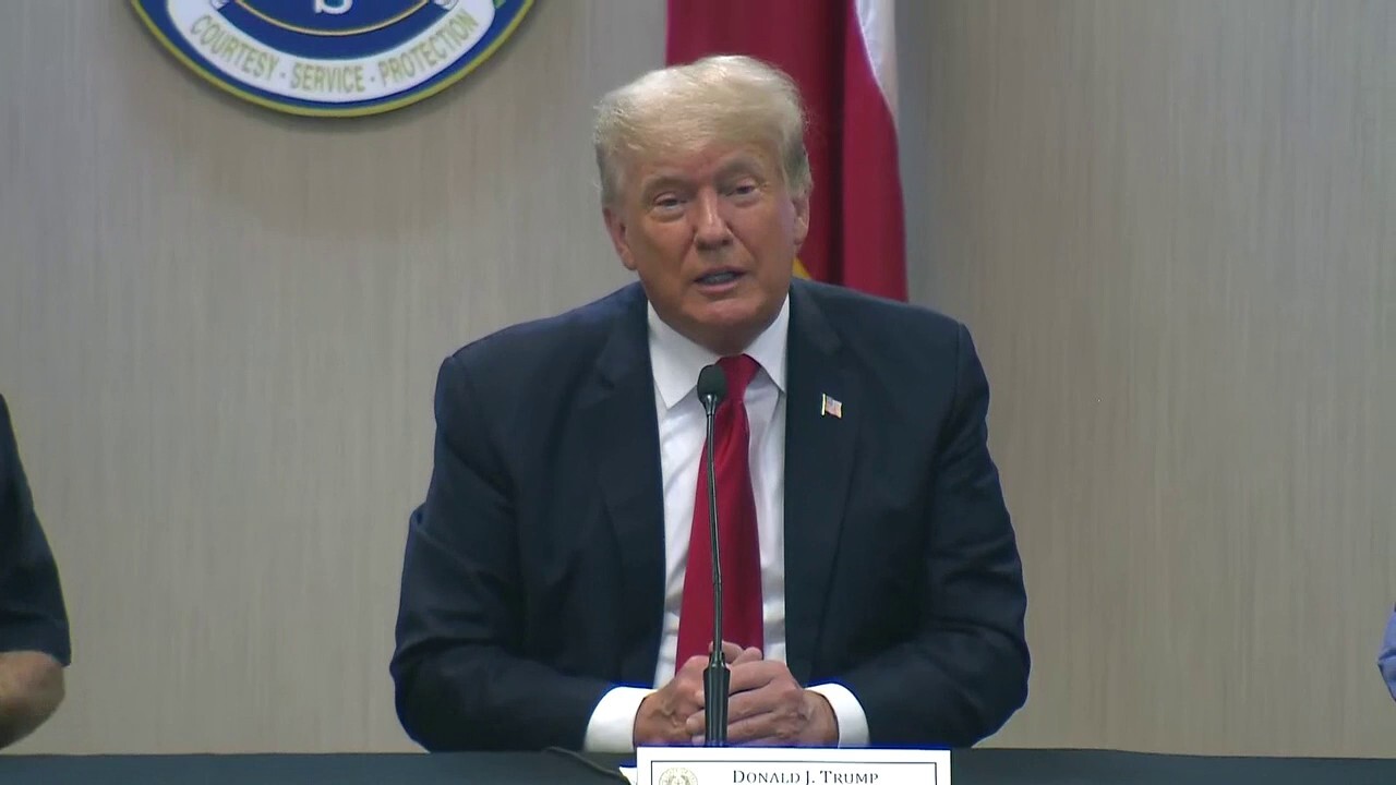 Trump: Border is open and more dangerous than it's ever been