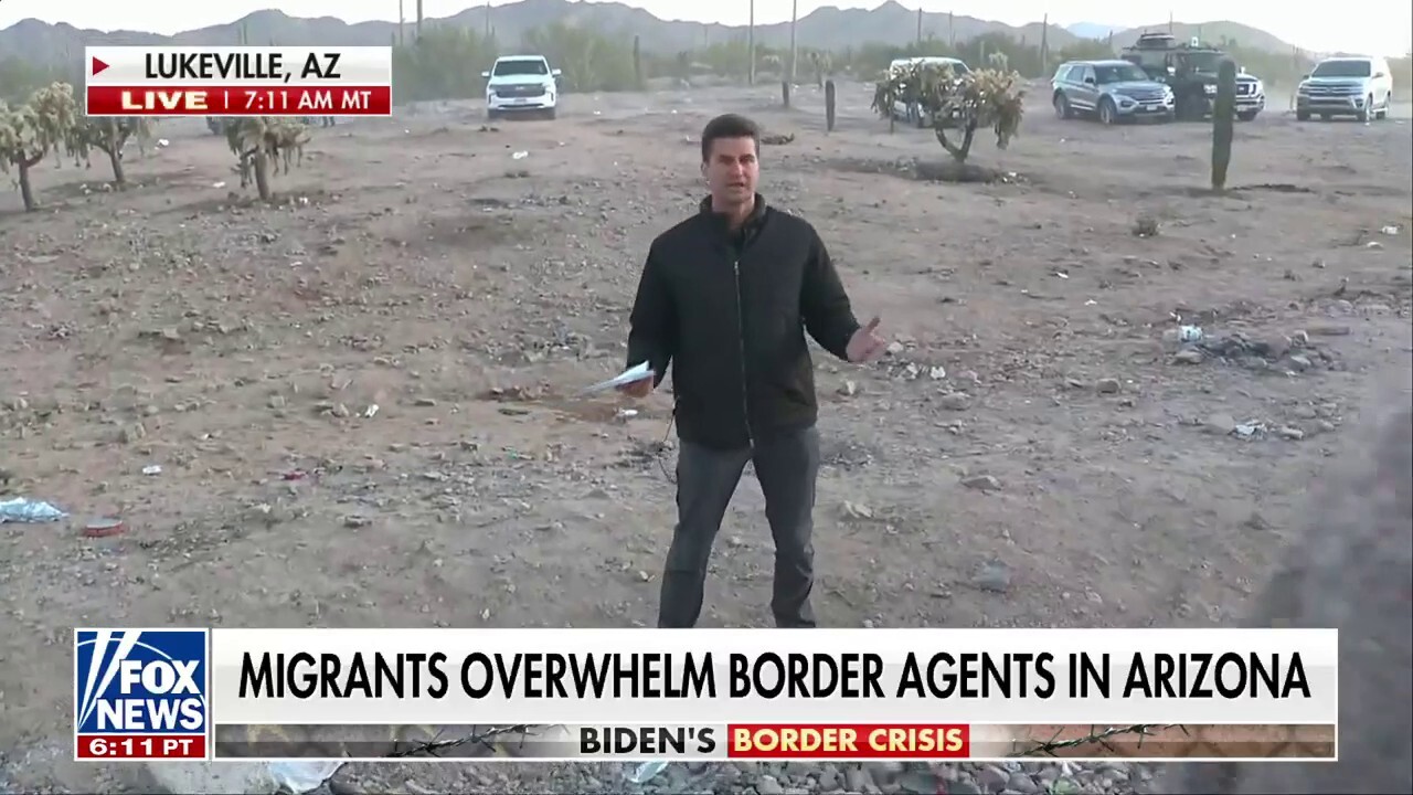 Single, male migrants overwhelm Arizona border