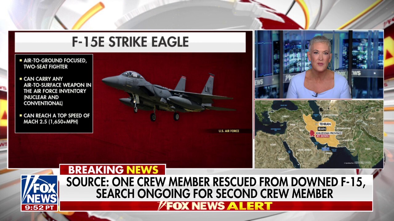 BREAKING: One pilot rescued from downed F-15