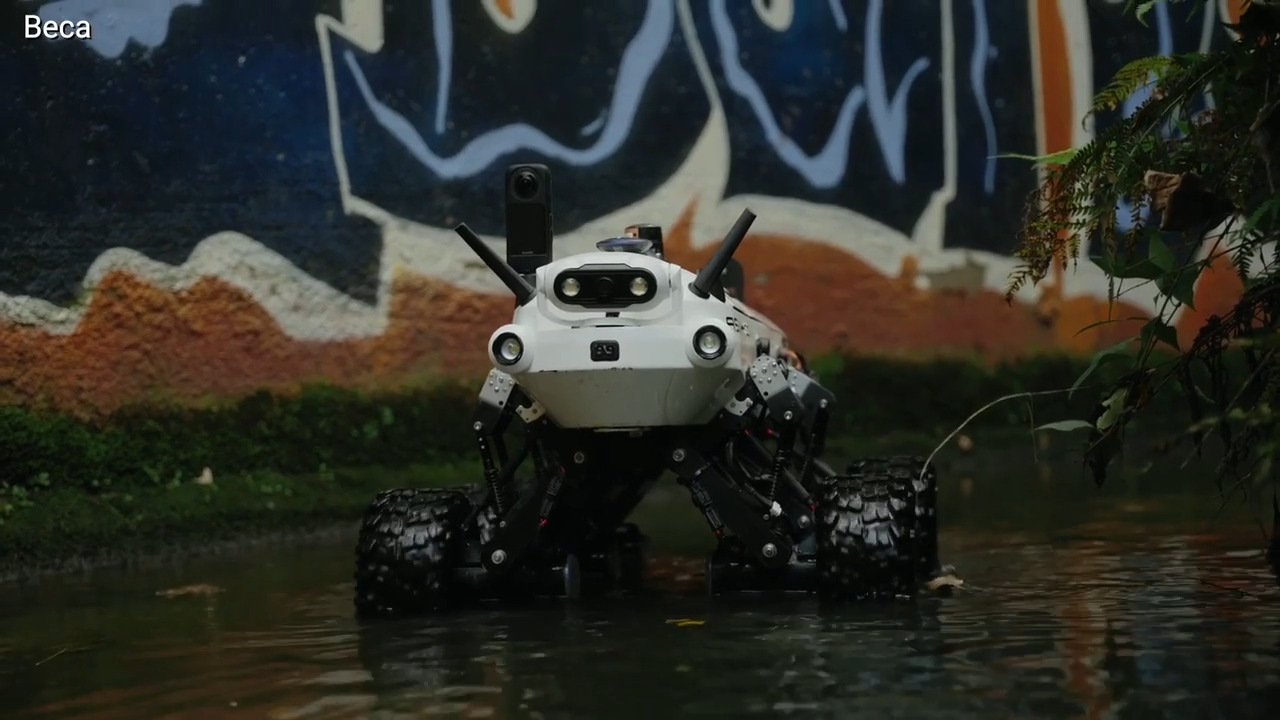 The six-wheeled robot that checks out dangerous situations so humans don’t have to