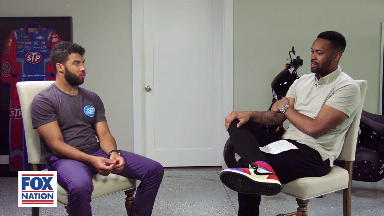 NASCAR's Bubba Wallace sits down with Lawrence Jones on Fox Nation