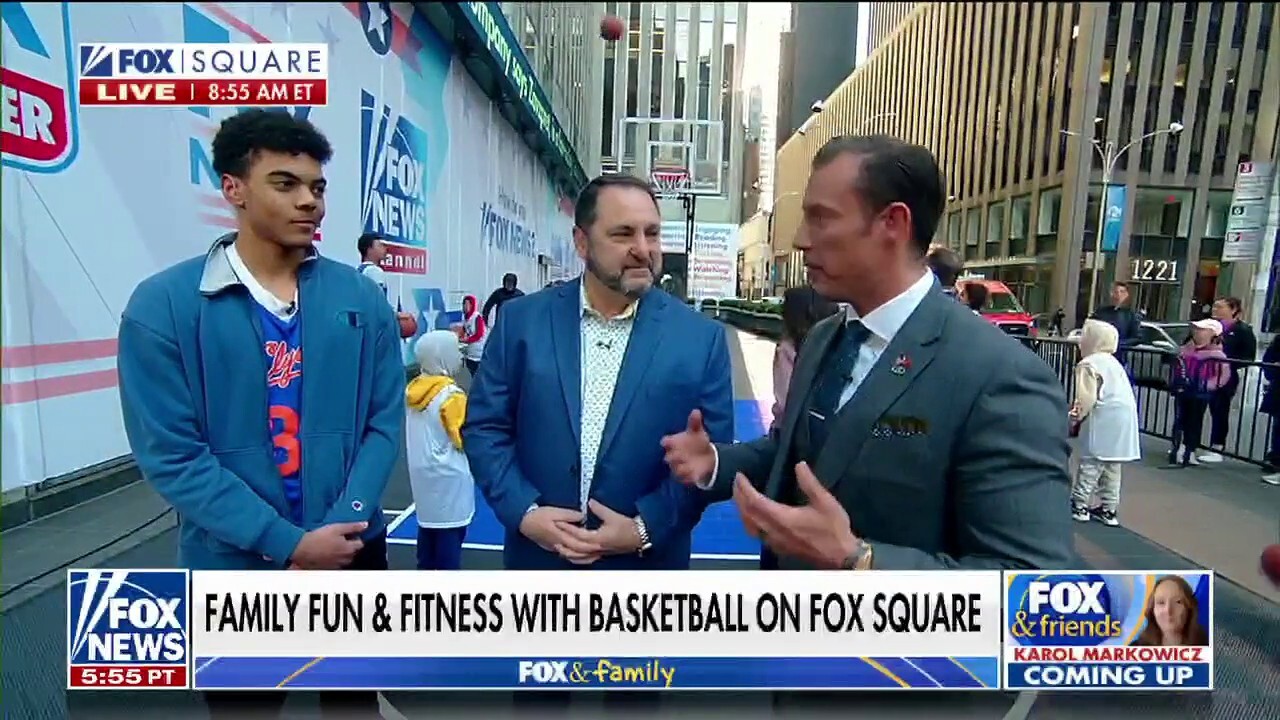 'Fox & Friends Weekend' learns the benefits of playing basketball