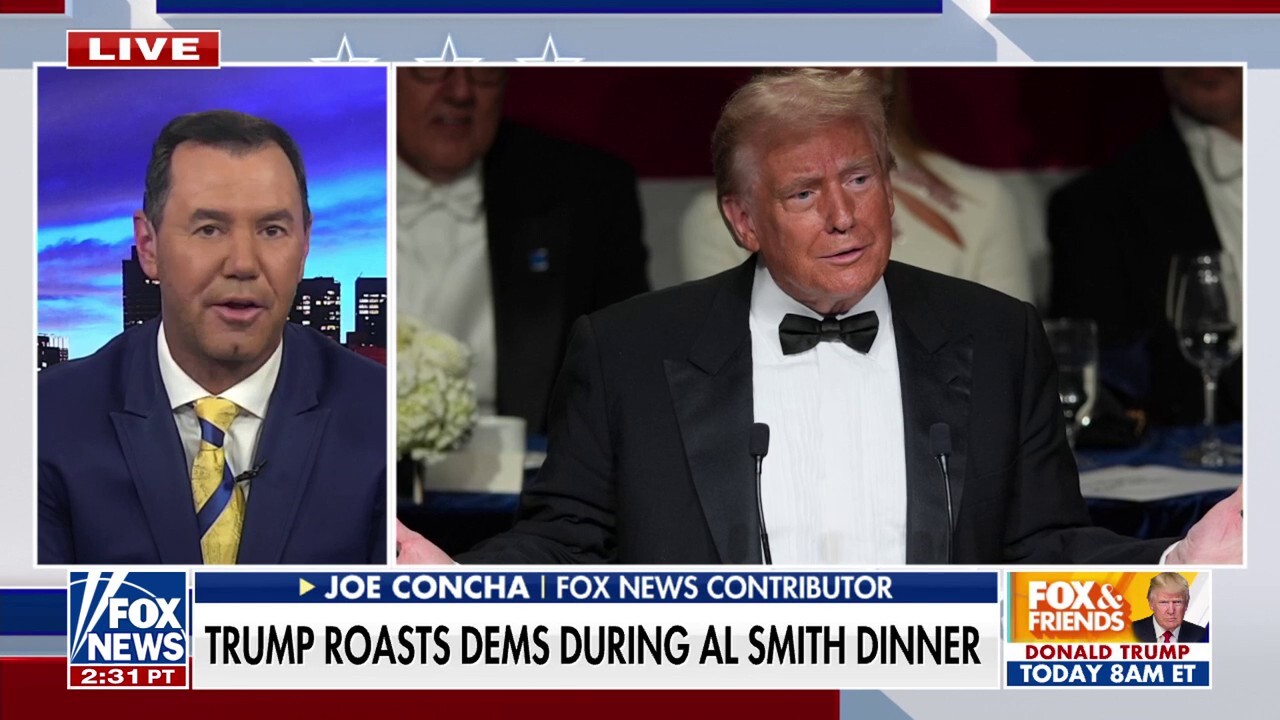 Trump praised for 'majestic' Al Smith appearance as Harris appears in pre-recorded video