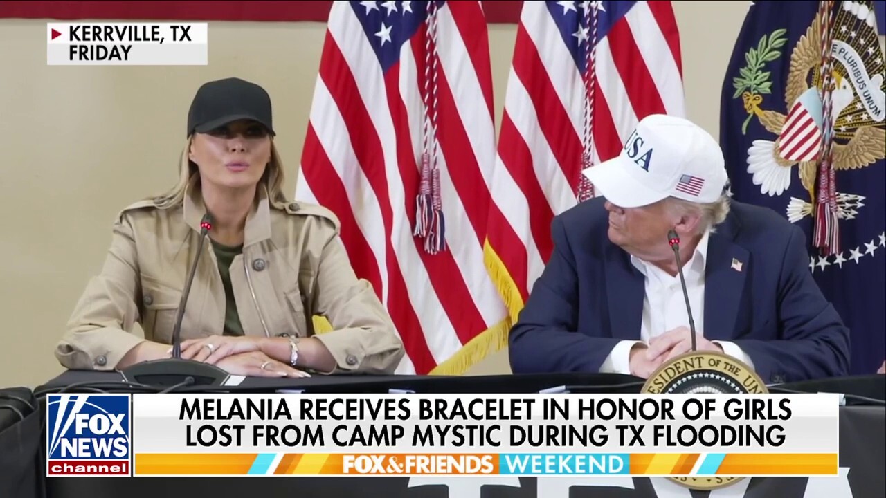 Melania Trump honors lives lost at Camp Mystic: We are here to 'support, help'