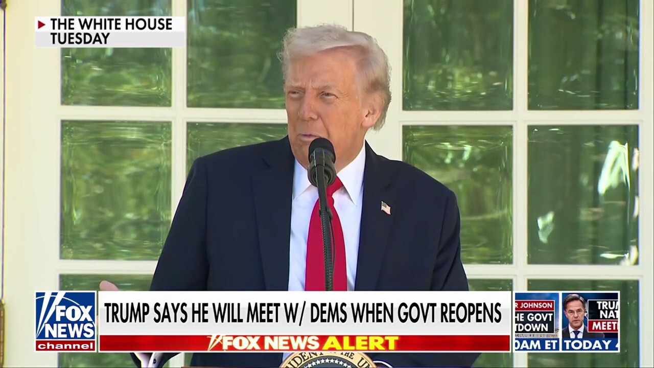  Trump says he won’t hold bipartisan talks with Democrats until government reopens