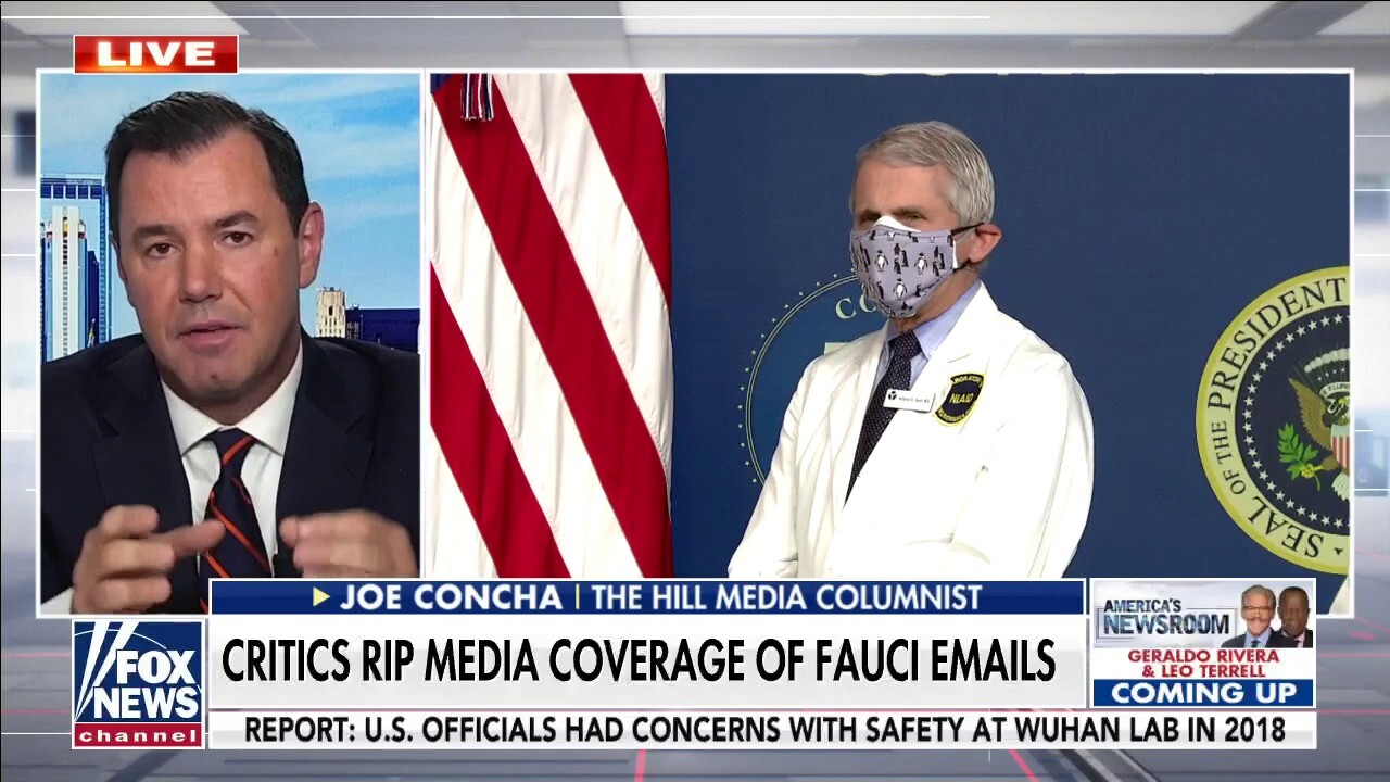 Joe Concha slams Fauci after email leak: He was seeing things through a ‘political prism’