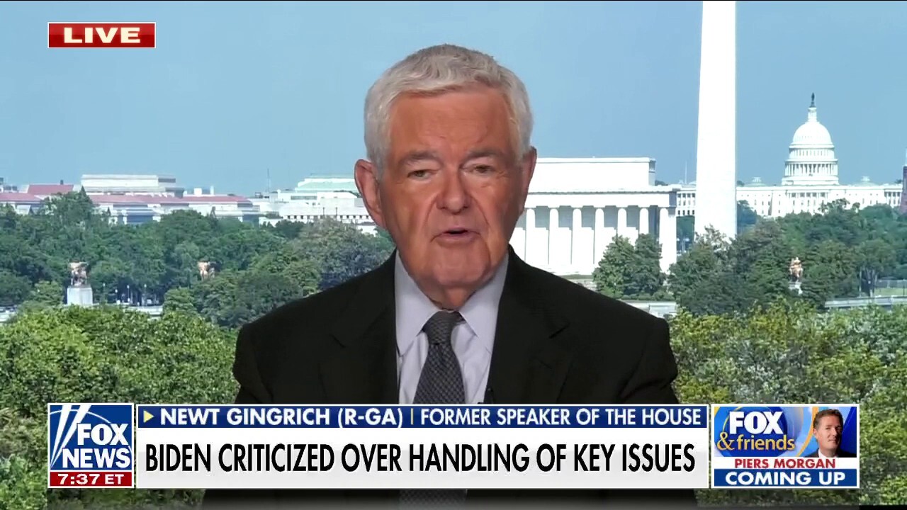 Gingrich slams Biden for being 'out to lunch' over Jimmy Kimmel appearance amid economic woes