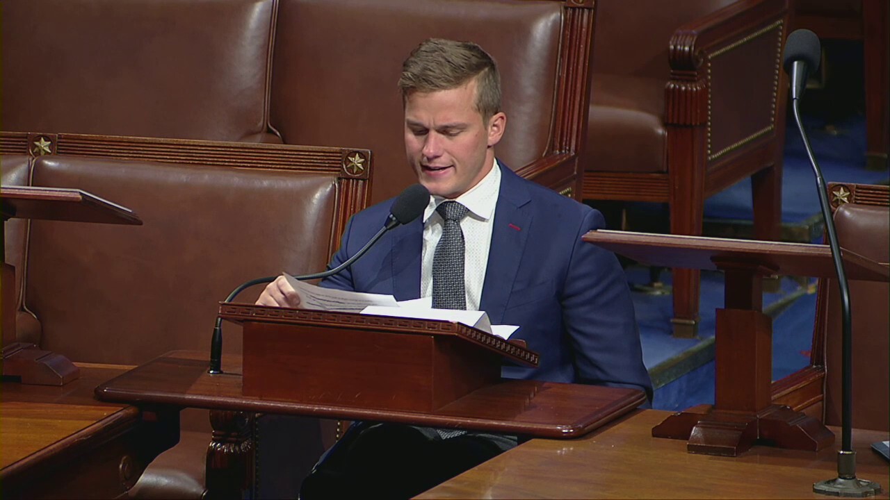 Congressman Madison Cawthorn delivers his final speech to the House of Representatives
