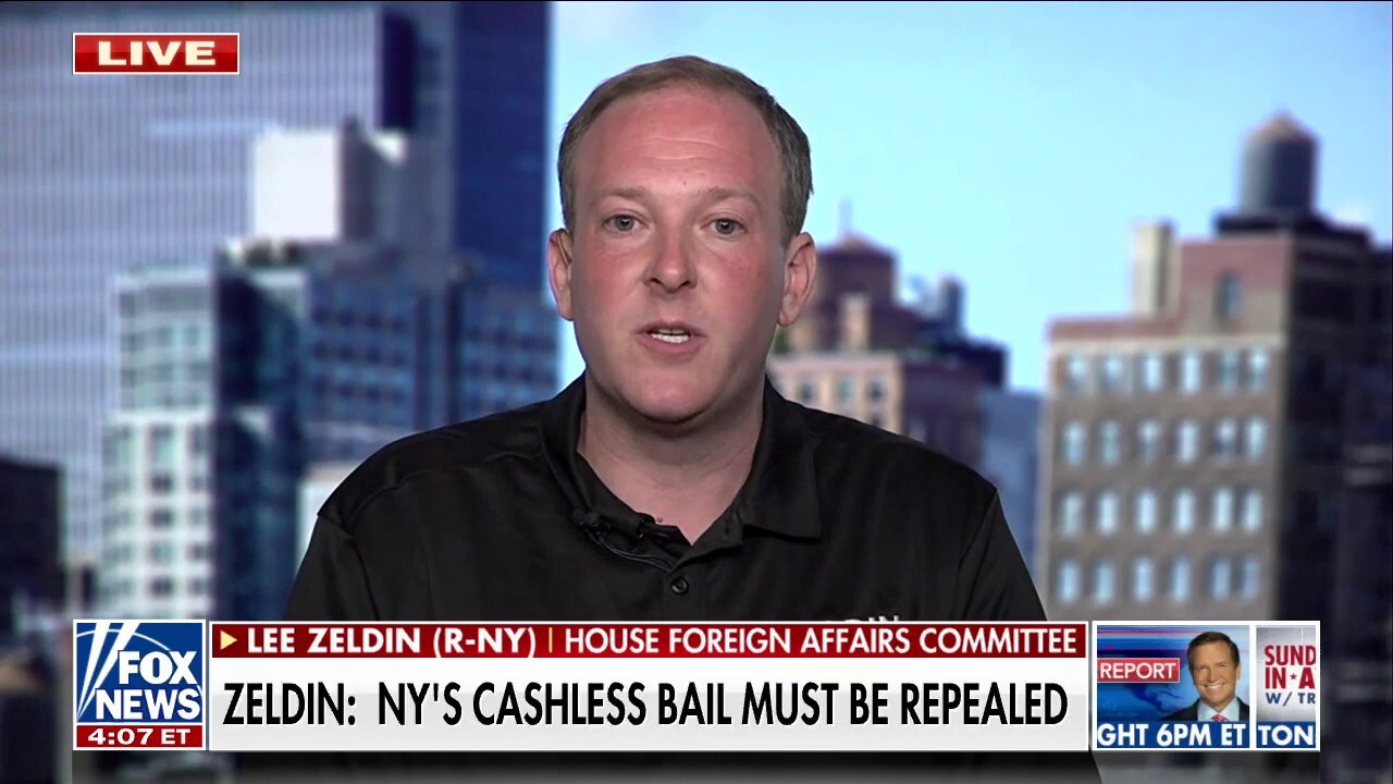 Rep. Lee Zeldin goes after New York's cashless bail following attack