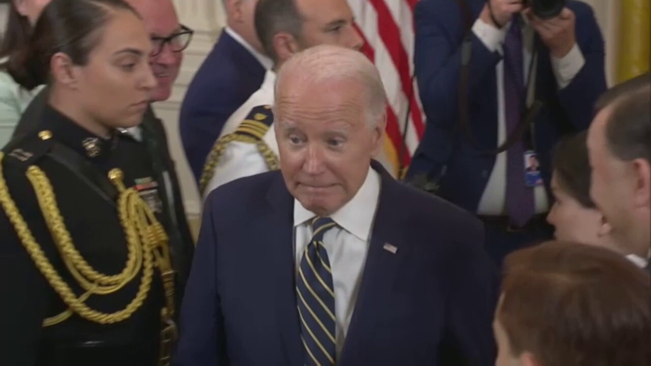 Biden laughs, ignores questions about potential impeachment by House Republicans