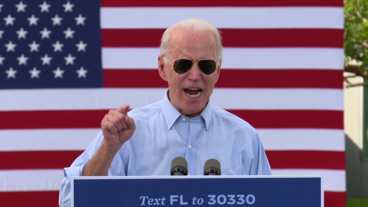 Biden addresses supporters at Florida drive-in campaign event
