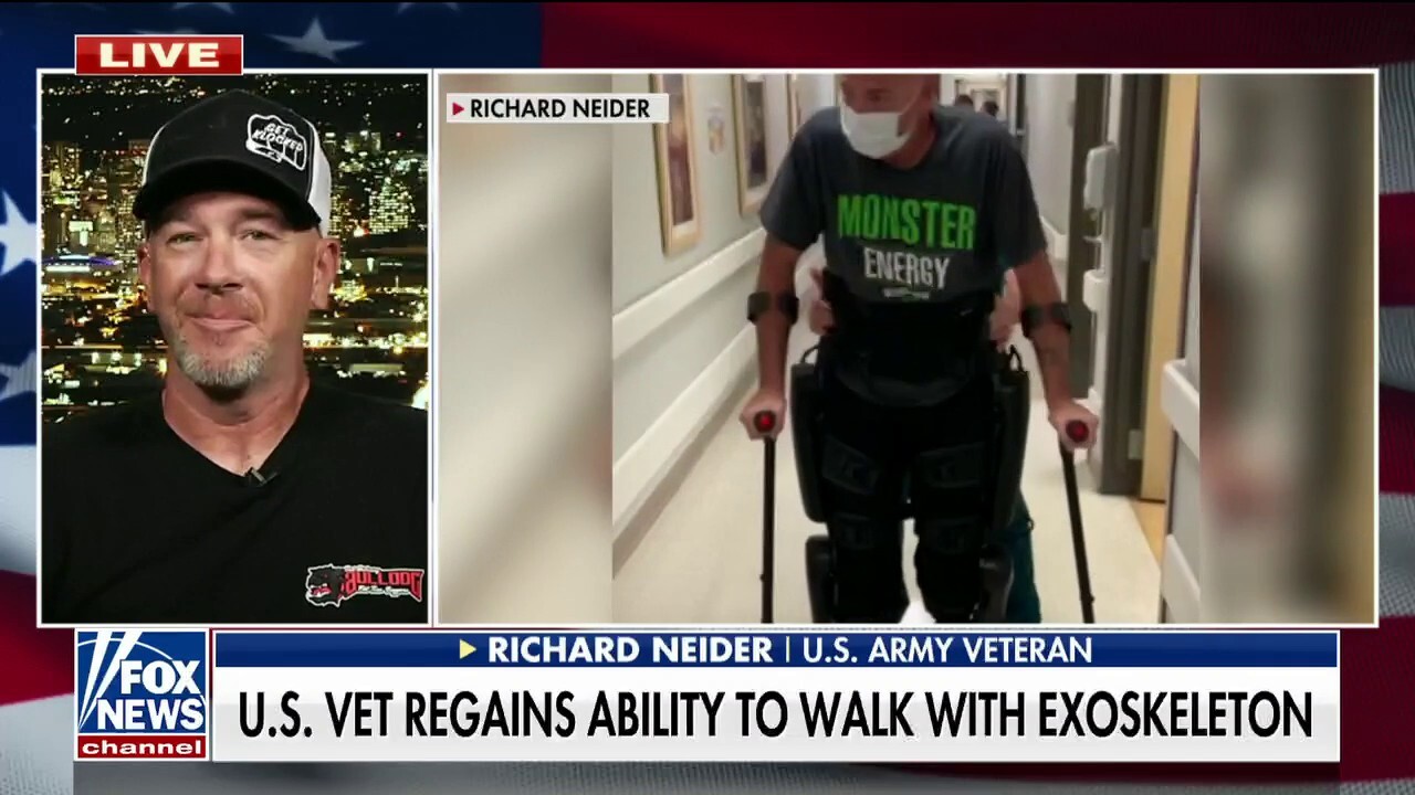 Paralyzed Army vet takes first steps in over a decade: It’s beyond words