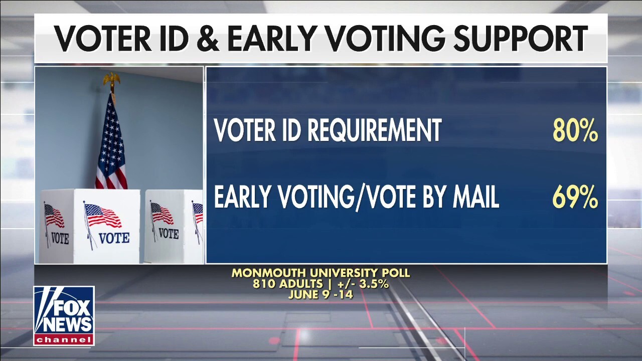 80% of Americans back voter ID requirements: Monmouth poll