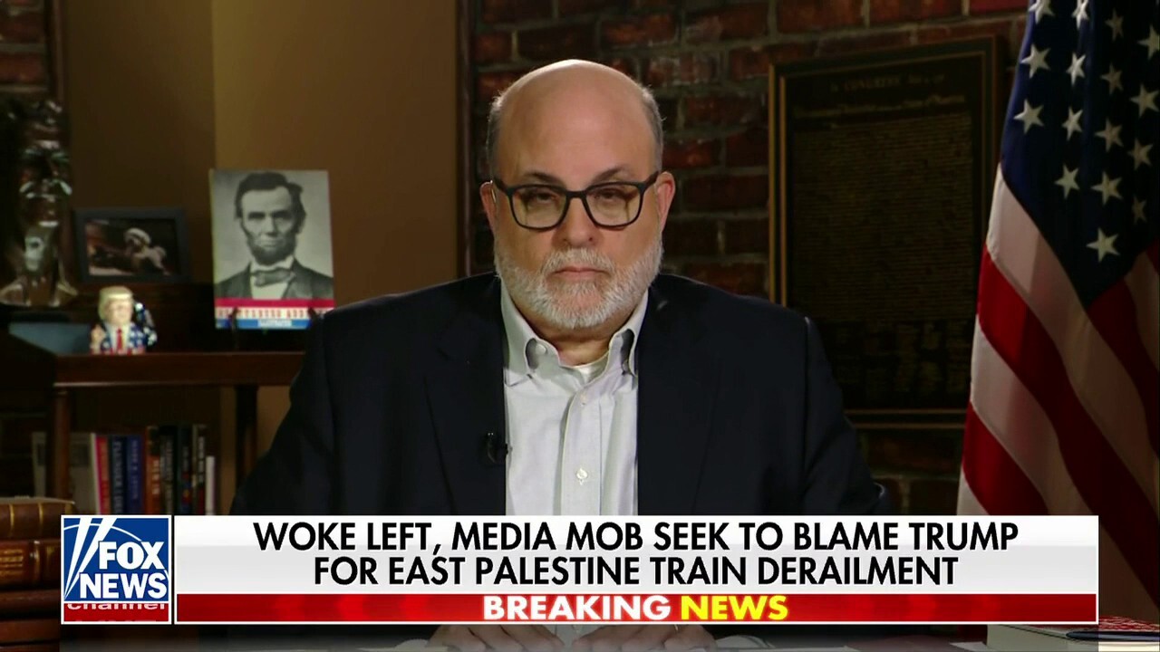 Levin blasts media's fixation on Trump as they blame him for train disaster