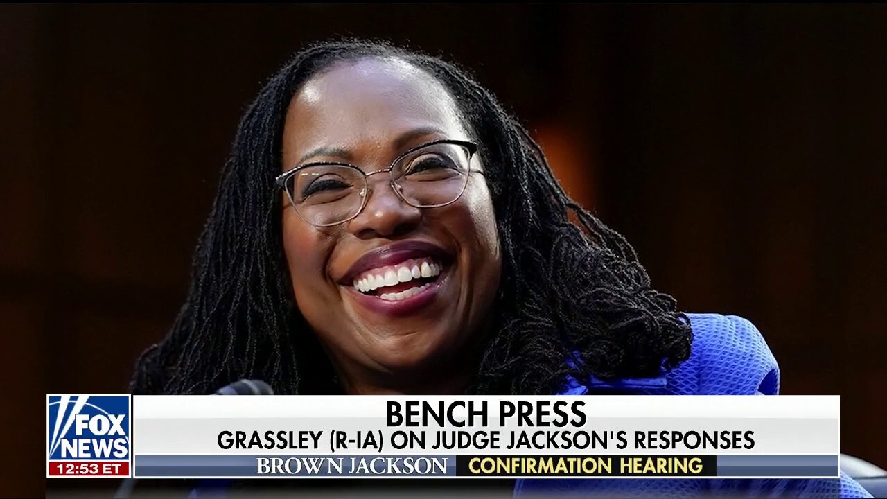 Grassley: Ketanji Brown Jackson not giving answers on packing the Supreme Court