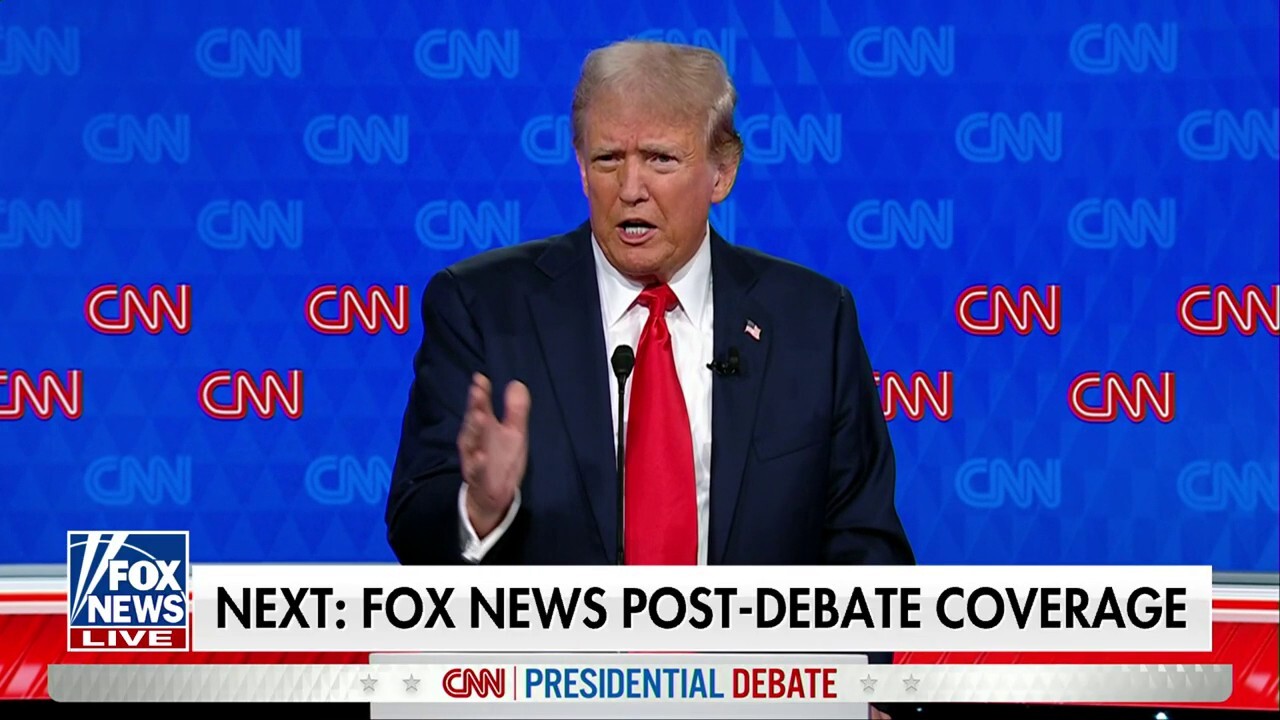  Trump final statement during the debate: 'For 3 1/2 years, we're living in hell'