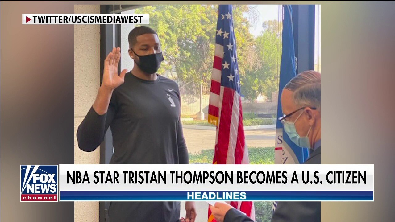 Boston Celtics star Tristan Thompson becomes a US citizen