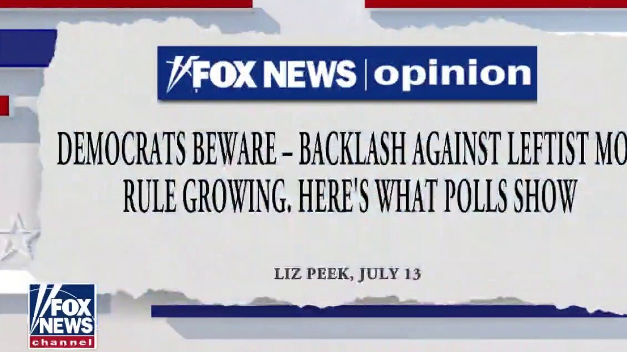 Liz Peek on polls for radical Democrats