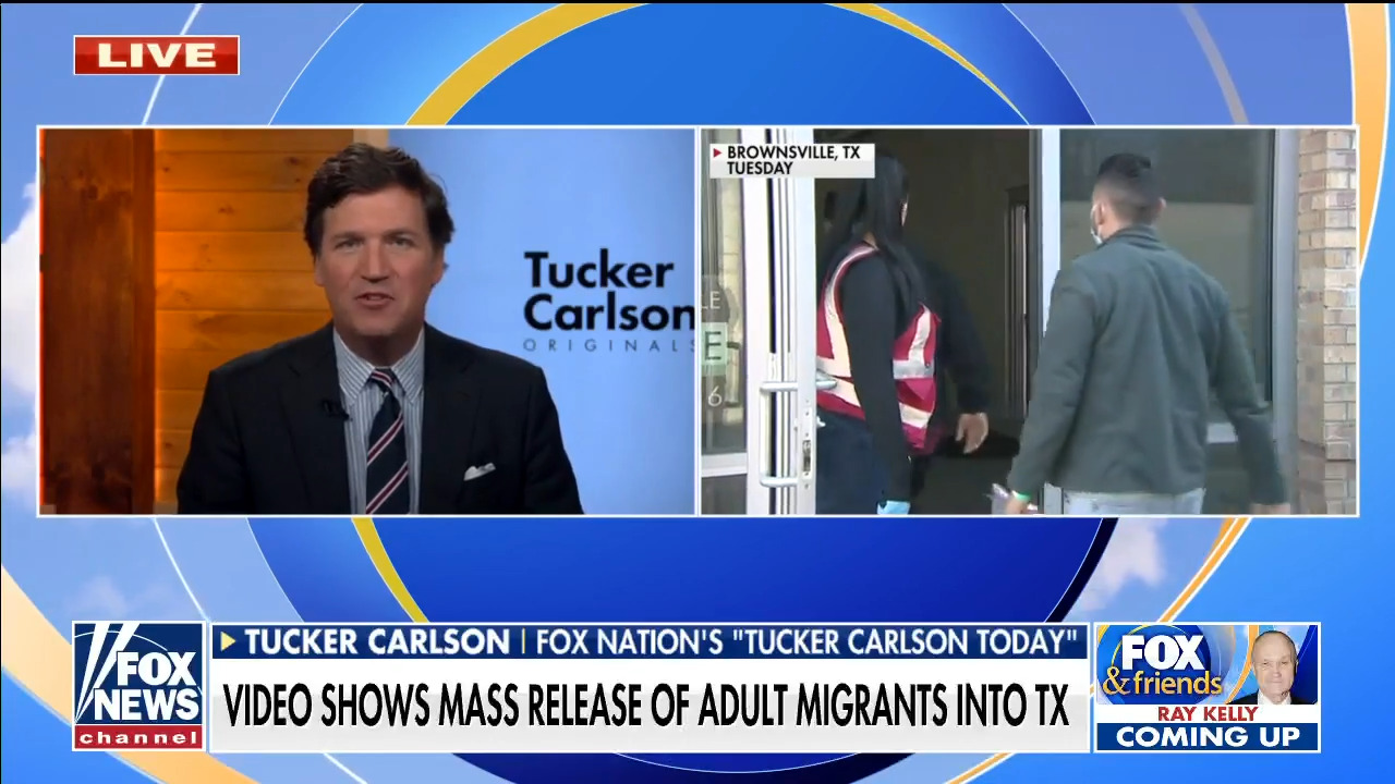 Tucker Carlson rips Biden over border policy hypocrisy as he weighs sending US troops to Ukraine