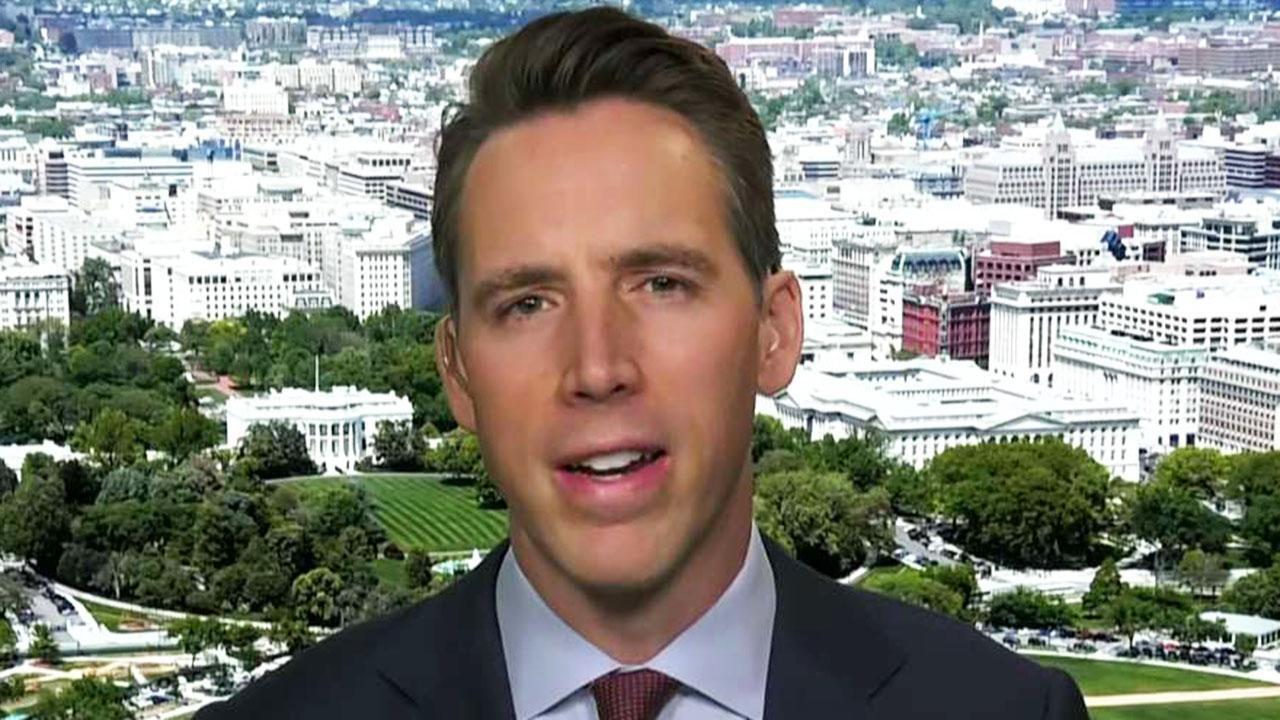 Sen. Hawley slams 'deep state' attacks on Trump, says Facebook needs to get serious about bias