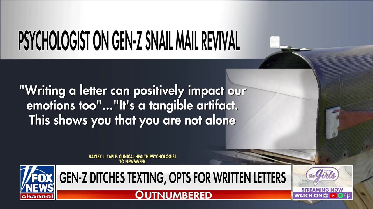 Gen Z turns to snail mail after texting fatigue