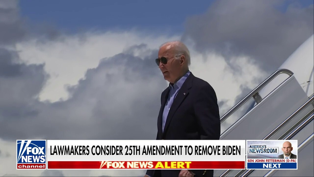 Lawmakers consider 25th Amendment to remove Biden