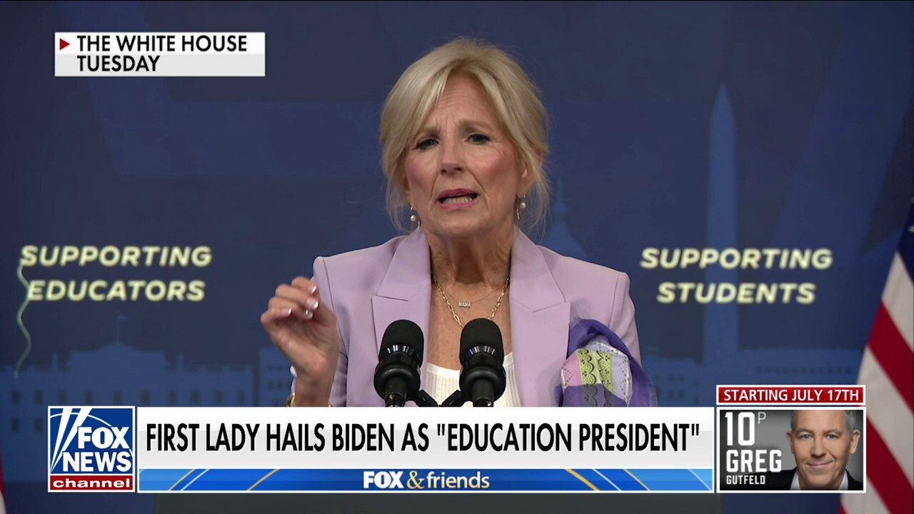 Jill Biden touts Biden as 'education president' despite dismal report card