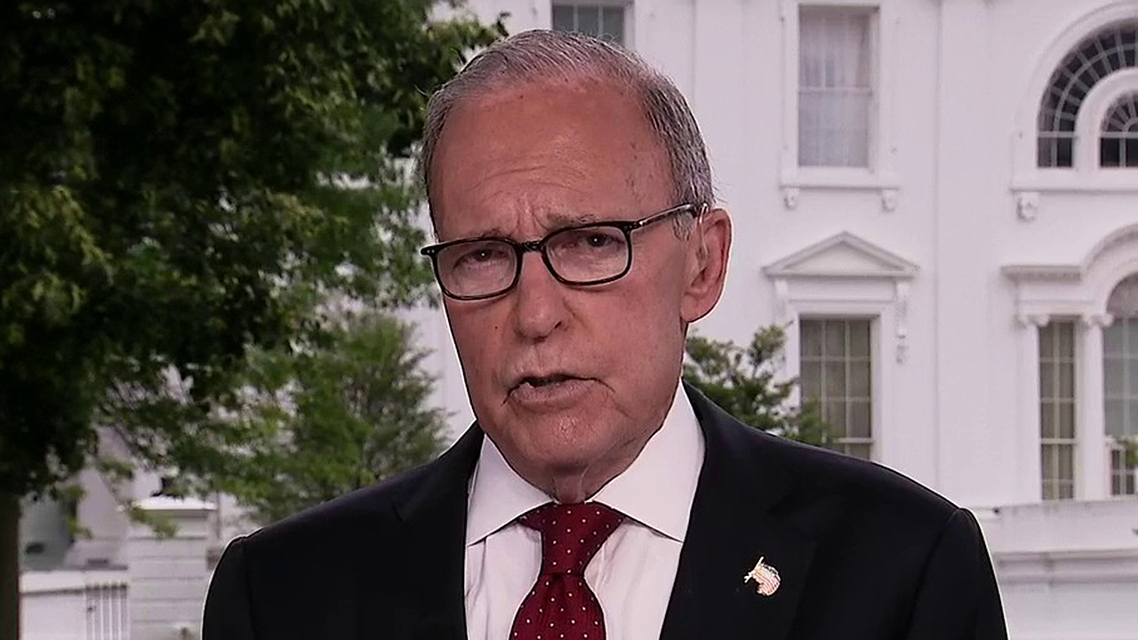 White House economic adviser Larry Kudlow White House tells ‘Fox and Friends’ America will continue to face hardships amid the coronavirus crisis but the virus is ‘flattening’ and there are ‘glimmers of hope and growth.’