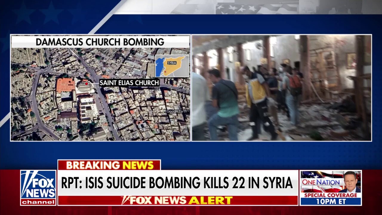 ISIS suicide bomber kills 22 at Christian church in Syria, reports The Guardian