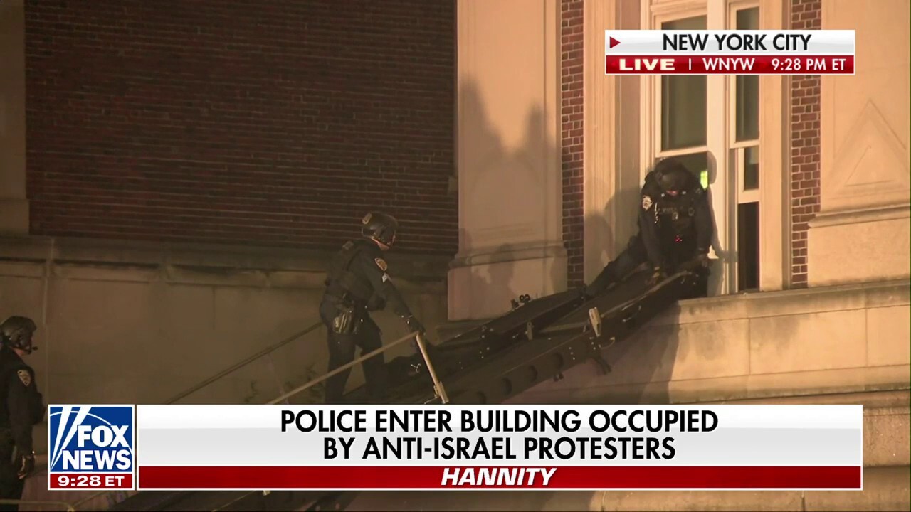 Police enter Columbia University building occupied by anti-Israel agitators