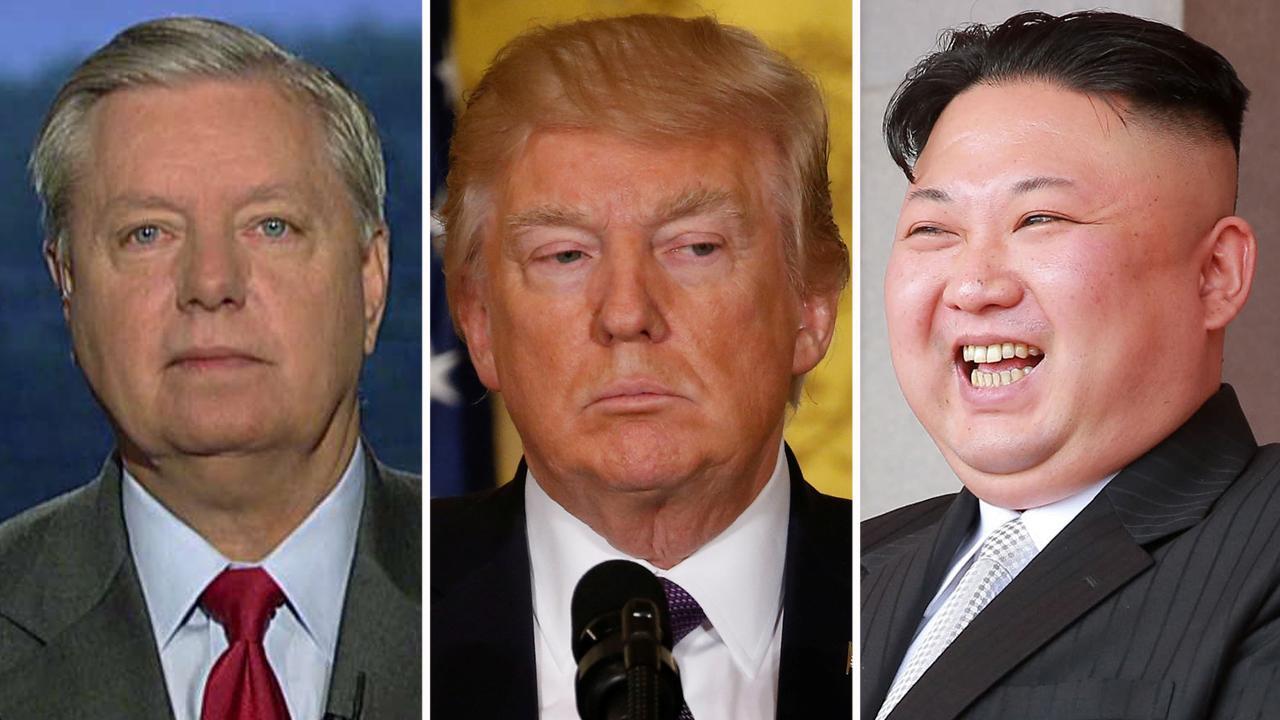 Graham: Trump won't allow North Korean 'nut job' threaten US