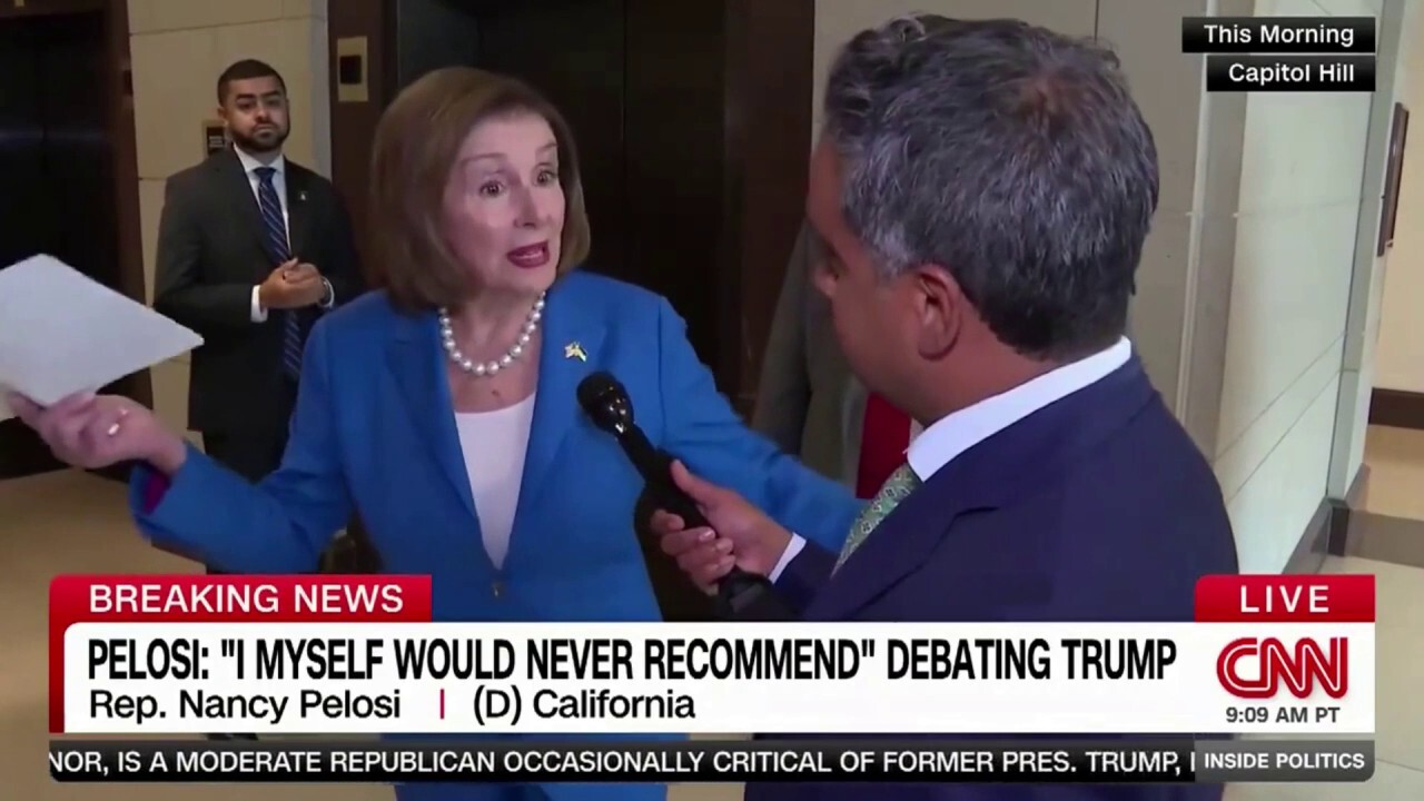 Nancy Pelosi admits she 'would never recommend' Biden debate Trump on stage after surprise announcement