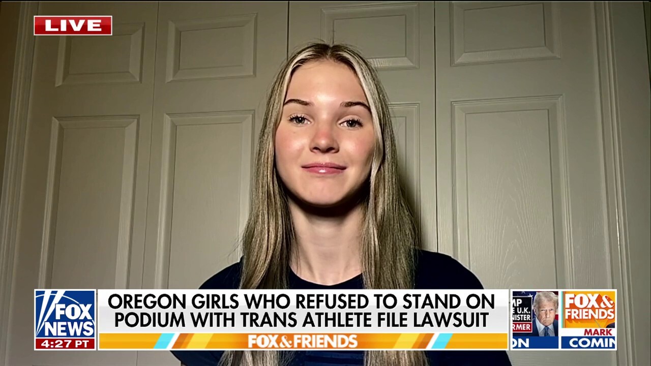 Oregon girls bring lawsuit after protesting trans athlete 