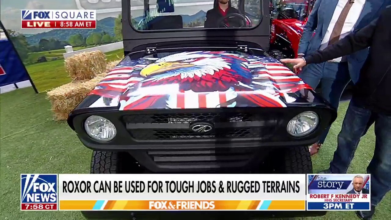 Mahindra AG North America CEO Viren Popli joins 'Fox & Friends' to showcase their fleet of vehicles and share how they give back to veterans. 
