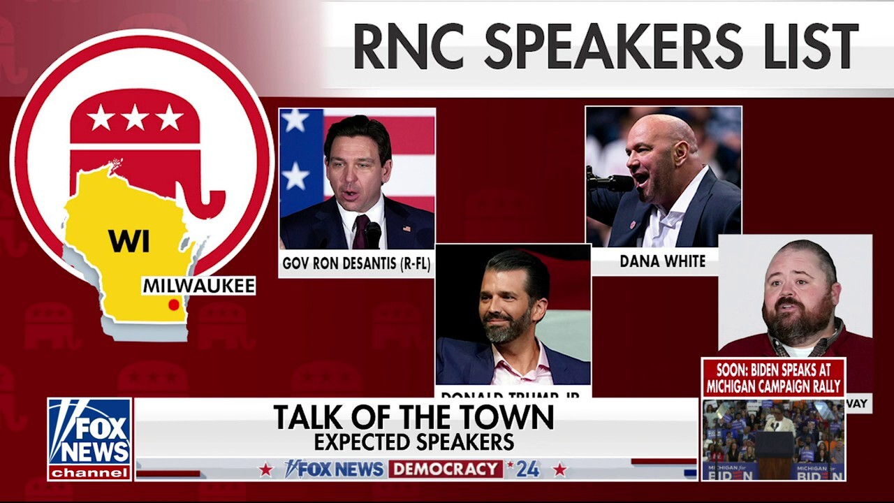 DeSantis, Dana White set to take stage at RNC