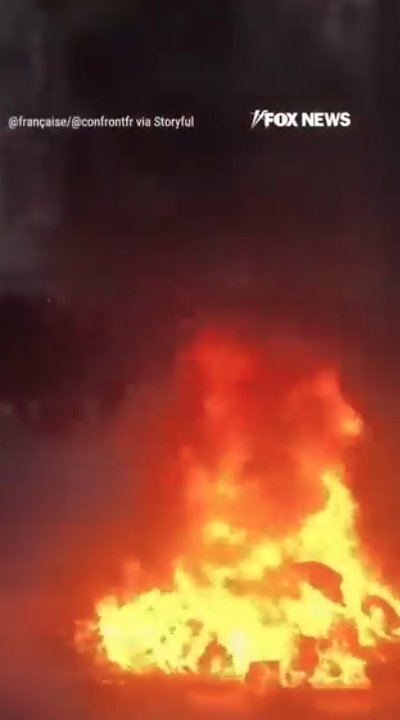 Fires erupt in Marseille as rioters clash with police