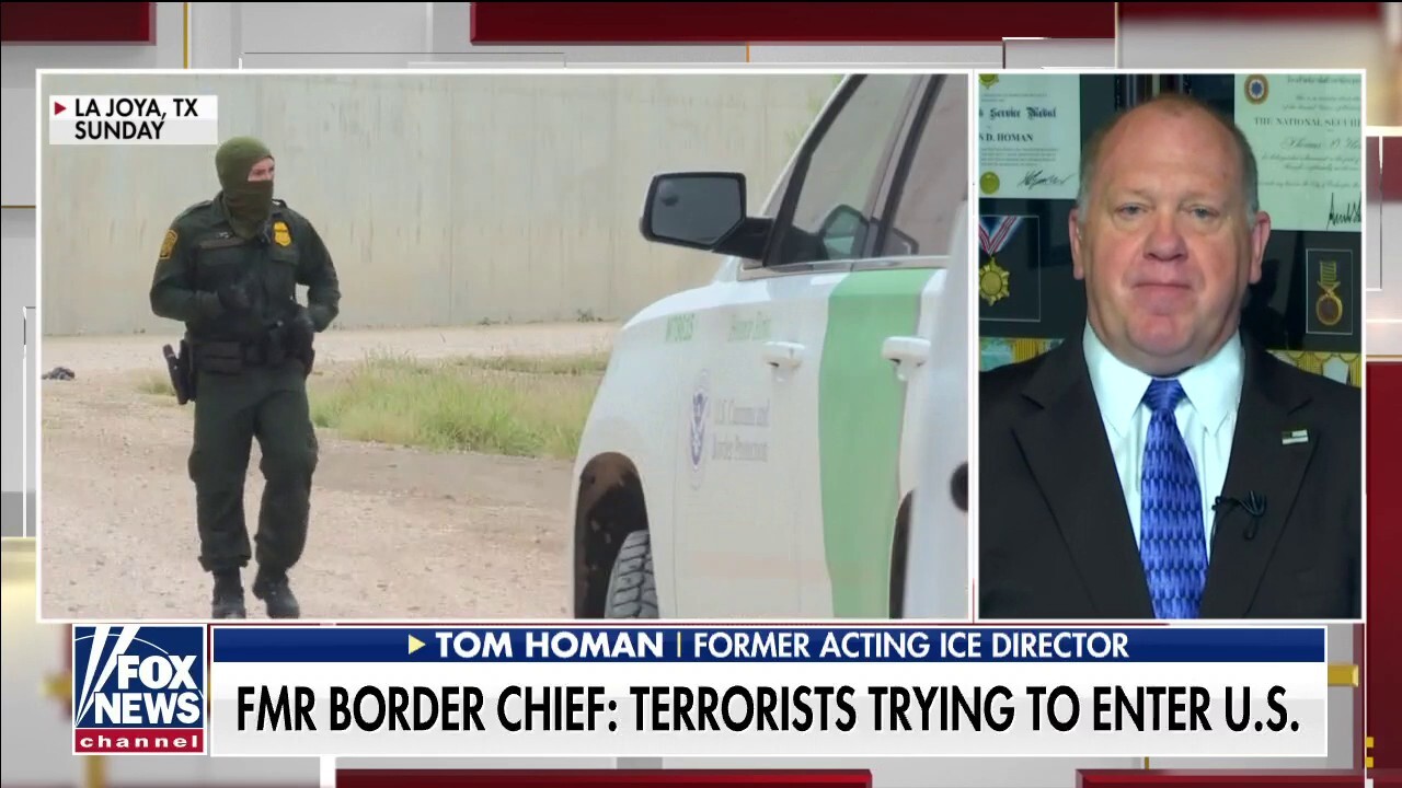 Tom Homan argues the 'open border is a national security crisis' as migrant caravan nears