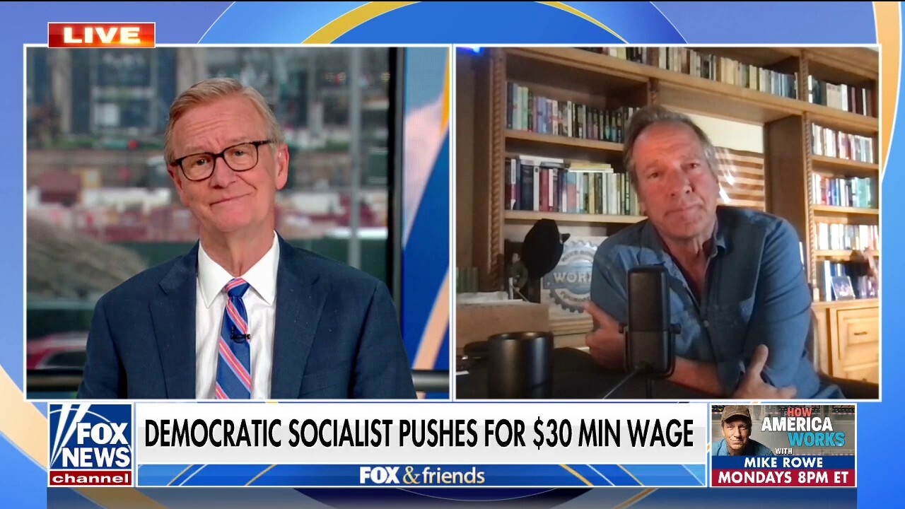 Mike Rowe, host of 'How America Works' on FOX Business, weighs in after Democratic congressional candidate Rebecca Parson called for a $30 minimum wage.