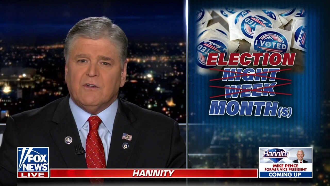 Sean Hannity: The biggest challenge to our country is our inability to count votes
