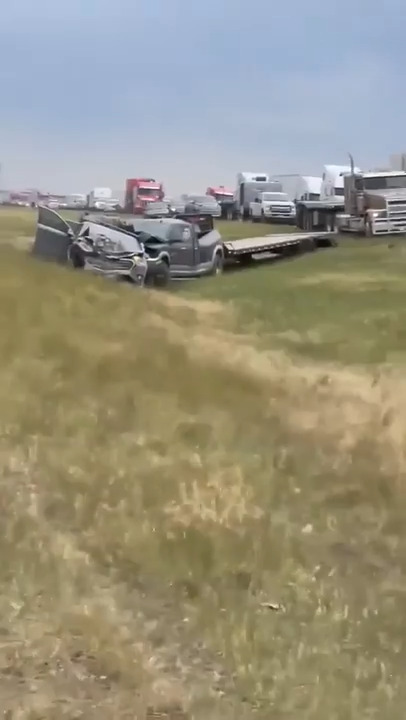 Storm-related highway pileup in Montana leaves at least 6 dead