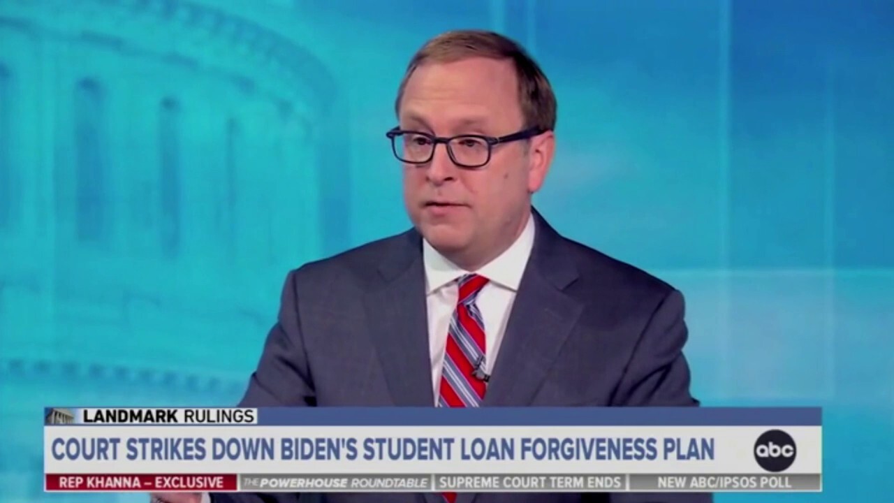 ABC's Jonathan Karl presses Democratic rep on SCOTUS' student loan ruling