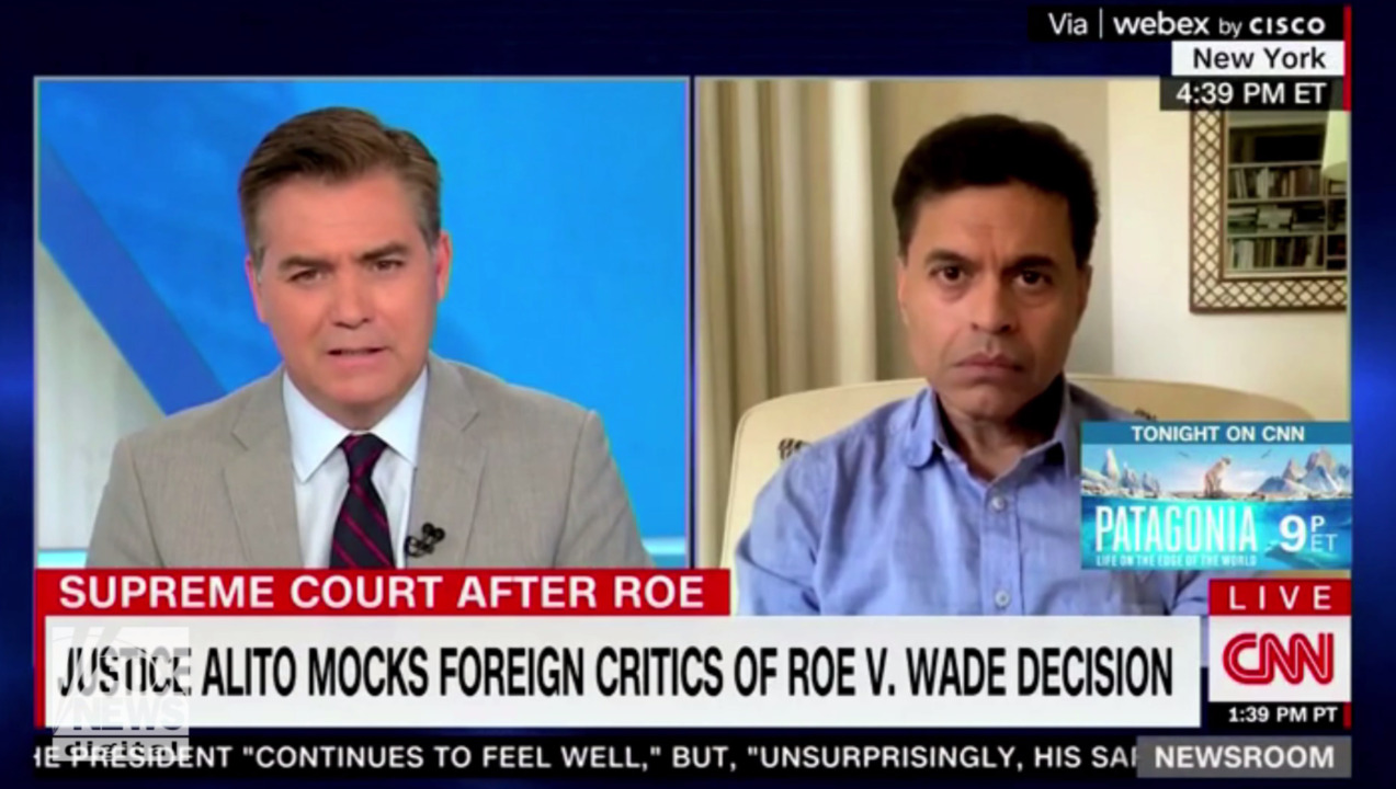 CNN's Fareed Zakaria, Jim Acosta bash Supreme Court Justice Samuel Alito