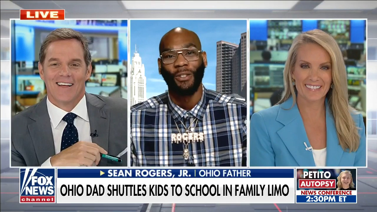 Ohio father shuttles students to school in family limo amid bus driver shortages