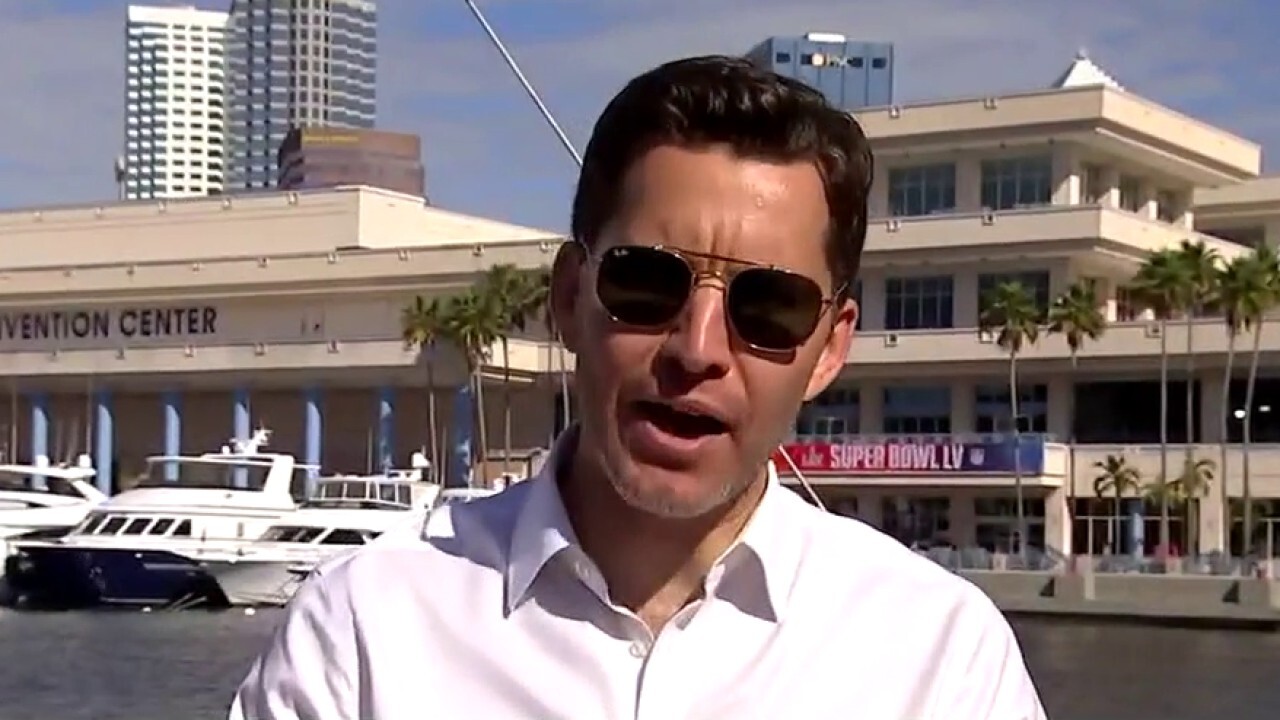Will Cain tours Tampa ahead of Super Bowl LV