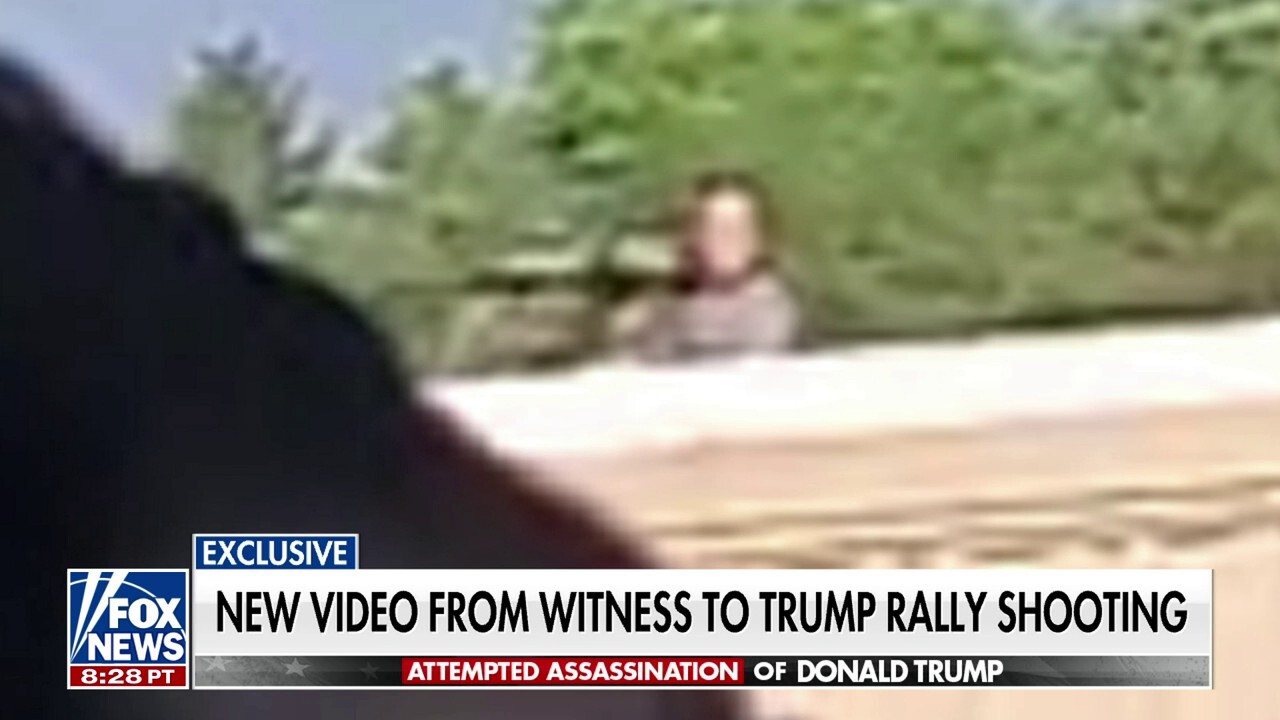 Eyewitness shares new footage of Trump rally shooting
