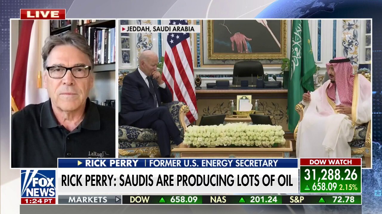 Saudis producing 'about' as much oil as they can: Perry