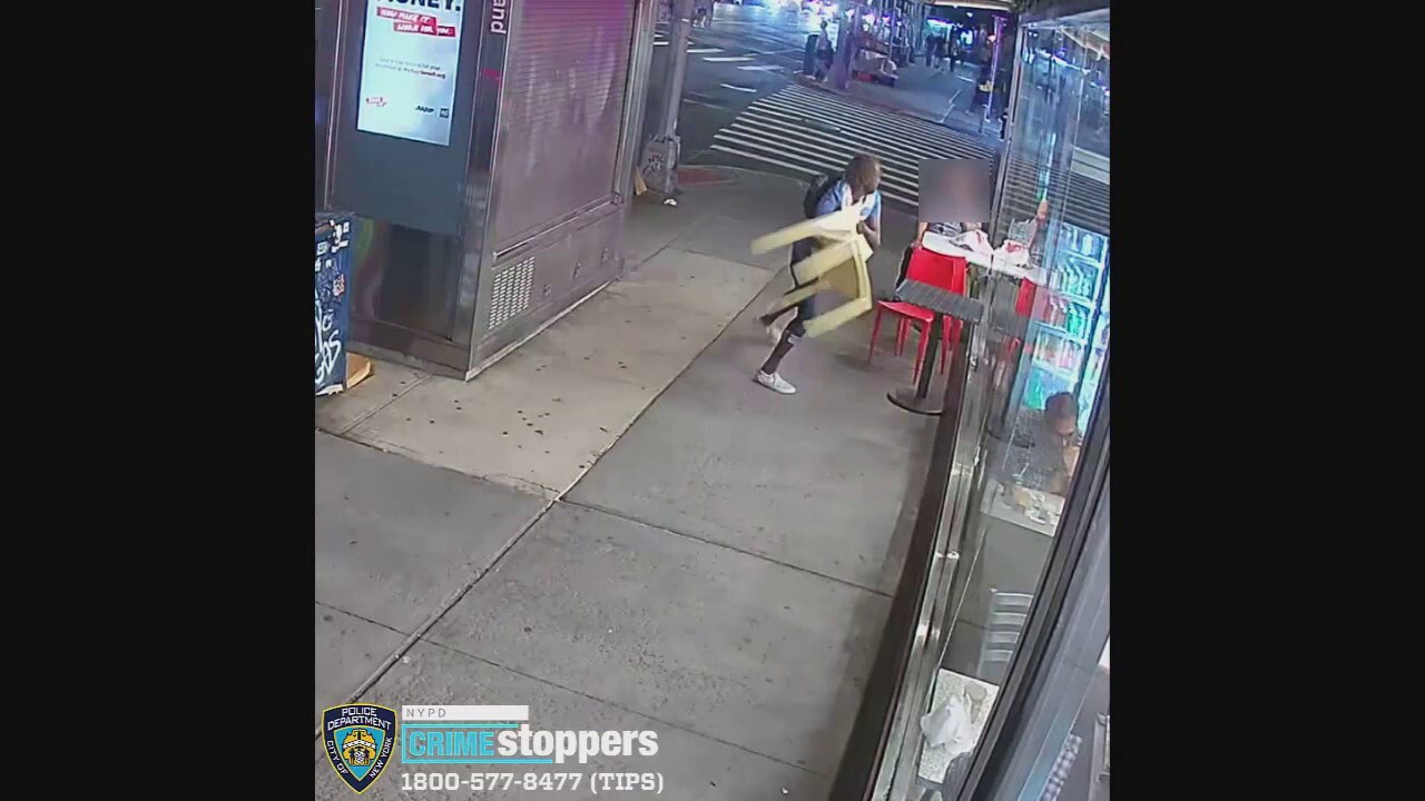 Suspect in violent NYC chair attack still on the loose