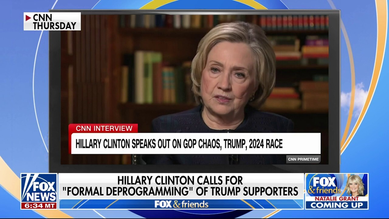 Hillary Clinton warns against MAGA 'cult members,' calls for 'formal deprogramming' of Trump supporters